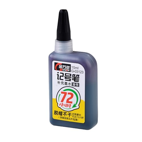 Nachfülltinte für Marker, Permanentmarker Ink Super Color Rement Ink | Mehrfarbiges Marker-Zubehör auf Ölbasis, Bastelbedarf, wasserfest für die Holzbearbeitung Nachfülltinte für Marker, Permanentmarker Ink Super Color Rement Ink | Mehrfarbiges Marker-Zubehör auf Ölbasis, Bastelbedarf, wasserfest für die Holzbearbeitung von Générique