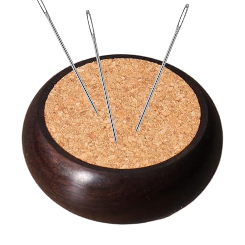 Nadelkissen aus Holz – rundes Nadelkissen zum Nähen und – tragbares Bastelzubehör – vielseitiges Werkzeug als Geschenk für Mama, Freunde, Familie Nadelkissen aus Holz – rundes Nadelkissen zum Nähen und – tragbares Bastelzubehör – vielseitiges Werkzeug als Geschenk für Mama, Freunde, Familie von Générique
