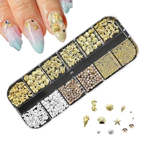 Nageldekoration | glänzende Pailletten Strass | langanhaltende glänzende Maniküre für Hochzeit Party Reise Nageldekoration | glänzende Pailletten Strass | langanhaltende glänzende Maniküre für Hochzeit Party Reise von Générique