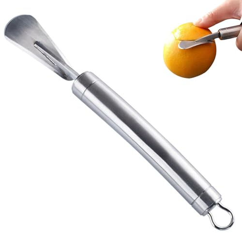Orangenschäler Werkzeug Zitrusschäler Werkzeug - Zitronenschäler und Zitrusschalen Schneider | Obstschälwerkzeug aus Edelstahl, langlebig, einfach zu bedienen für Trauben, Grapemous von Générique