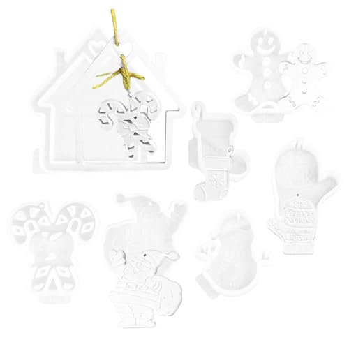 Ornament Formen für Epoxidharz, Harzformen für Weihnachtsanhänger - DIY Harz Schmuck Anhänger in Hausform | Ornamente Formen mit Ornamenten auf dem Ornament Formen für Epoxidharz, Harzformen für Weihnachtsanhänger - DIY Harz Schmuck Anhänger in Hausform | Ornamente Formen mit Ornamenten auf dem von Générique