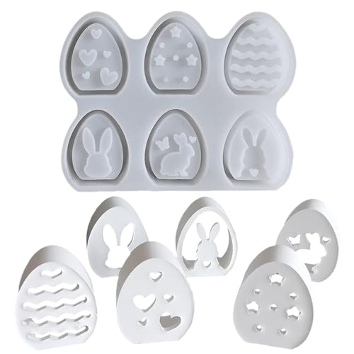 Ostereier Form Form Ei Form Handwerk Form 6 Kavity Ostern Silikonform Osterei Silikonform Schokoladenbonbons Formen für Seifenharz Backen Desserts Ostereier Form Form Ei Form Handwerk Form 6 Kavity Ostern Silikonform Osterei Silikonform Schokoladenbonbons Formen für Seifenharz Backen Desserts von Générique