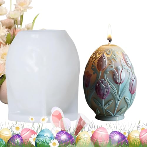 Ostereier Silikonform - Kerzenform aus Silikon, Harzgießform Anfänger | Friendly Mouling Art Easy Release Cake Mousse, Epoxidharz Casting Formen zur Herstellung von Künstlern Ostereier Silikonform - Kerzenform aus Silikon, Harzgießform Anfänger | Friendly Mouling Art Easy Release Cake Mousse, Epoxidharz Casting Formen zur Herstellung von Künstlern von Générique