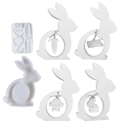 Ostern Kerzenformen Silikonformen Hasenharz Formen Formen Ostern Silikonform Kerzenform Handwerk Mehrzweckhandwerk für Epoxidharz, Kerze, Seife, Beton, Gips Ostern Kerzenformen Silikonformen Hasenharz Formen Formen Ostern Silikonform Kerzenform Handwerk Mehrzweckhandwerk für Epoxidharz, Kerze, Seife, Beton, Gips von Générique