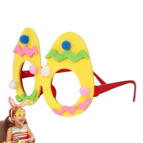 Osterparty-Brille, Osterparty-Dekoration, Kükeneier, Hasenohren, Partybevorzugungen | Osterbrille und Zubehör für Osterparty, Foto-Requisiten, Geburtstagsfeier von Générique