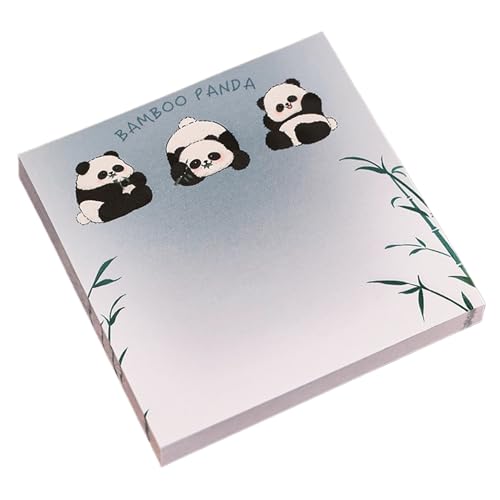 Panda-Haftnotizen, selbstklebende Notizblöcke, klebrige Registerkarten für Cartoon-Tiere | 50 Blatt selbstklebende Tabs und O Schulbedarf, abnehmbare Beschriftungsregister 8 x 8 C Panda-Haftnotizen, selbstklebende Notizblöcke, klebrige Registerkarten für Cartoon-Tiere | 50 Blatt selbstklebende Tabs und O Schulbedarf, abnehmbare Beschriftungsregister 8 x 8 C von Générique