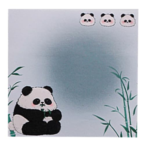 Panda-Notizblock, Haftnotizen, Panda, Registerkarten für Notizen – 50 Blatt selbstklebende Registerkarten für Schulbedarf, abnehmbare Beschriftungsregister, 8 x 8 cm/3 von Générique