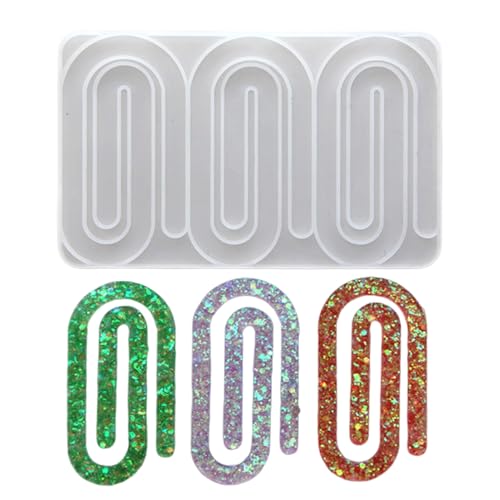 Paperclip Silikonformen, Paper Clip Shape Tray, 6,69 x 4,13 Zoll, flexibles Schmuckgußwerkzeug, multifunktional, Dessertform, Schokolade und Kuchenmaker für Kühlschrank, Geburtstage Paperclip Silikonformen, Paper Clip Shape Tray, 6,69 x 4,13 Zoll, flexibles Schmuckgußwerkzeug, multifunktional, Dessertform, Schokolade und Kuchenmaker für Kühlschrank, Geburtstage von Générique