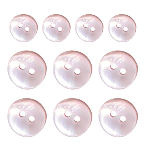 Pearl Shell Buttons für Nähen, Blazer Buttons, 10 Stück River Shell Strickjacke Buttons, Buttons Set für Kleidung, 2-Loch Design River Shell Cardigan Button für Suit, Coat, Windbreaker, Sweater Pearl Shell Buttons für Nähen, Blazer Buttons, 10 Stück River Shell Strickjacke Buttons, Buttons Set für Kleidung, 2-Loch Design River Shell Cardigan Button für Suit, Coat, Windbreaker, Sweater von Générique
