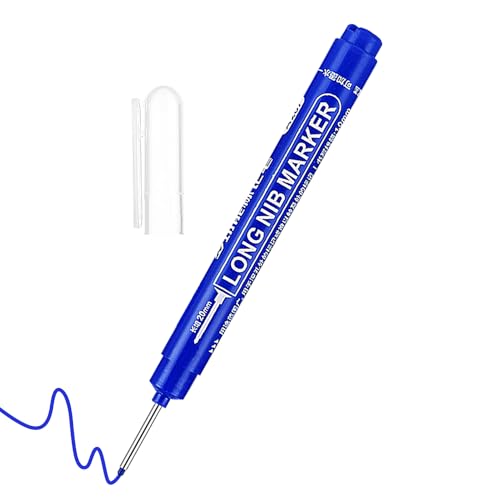 Pennsurres mit tiefen Löchern – 20 mm langer Tintenmarker mit tiefer Spitze, lange Spitze, für müheloses Markieren von tiefen Löchern in Metallarbeiten, Arbeiten von Générique