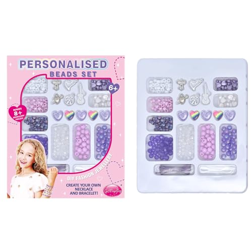 Perlen-Armband-Set – Bastelset Freundschaftsarmband für Jugendliche | Handgefertigte Perlen für Weihnachten, Kinder, Weihnachten, Reisen, Schule, Zuhause, Halskette, Earcing Co Perlen-Armband-Set – Bastelset Freundschaftsarmband für Jugendliche | Handgefertigte Perlen für Weihnachten, Kinder, Weihnachten, Reisen, Schule, Zuhause, Halskette, Earcing Co von Générique