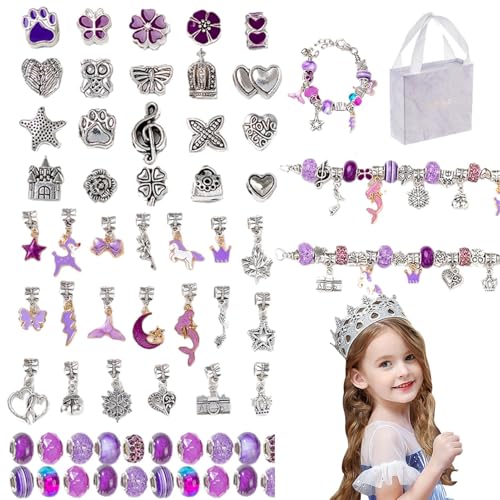 Perlenarmbandherstellungsset, Armbandherstellungsset, buntes Schmuckherstellungsset für Perlenherstellung, modisches Halsketten- und Armband-Set Perlenarmbandherstellungsset, Armbandherstellungsset, buntes Schmuckherstellungsset für Perlenherstellung, modisches Halsketten- und Armband-Set von Générique