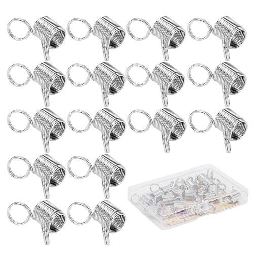 Perlenkappen für Perlen, Perlenkappen, Perlenkappen aus Edelstahl, leichtes Perlenzubehör, 16 Stück, für Ponyperlen, Glasperlen Perlenkappen für Perlen, Perlenkappen, Perlenkappen aus Edelstahl, leichtes Perlenzubehör, 16 Stück, für Ponyperlen, Glasperlen von Générique