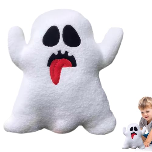 -Plüschkissen, niedliches Geisterkissen, Geisterkissen, dekorativ, gruselig, Halloween-Geist, Plüschtier für Schlafsofa -Plüschkissen, niedliches Geisterkissen, Geisterkissen, dekorativ, gruselig, Halloween-Geist, Plüschtier für Schlafsofa von Générique