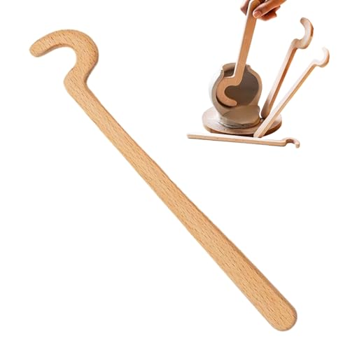 Pottery Tools, Wood Clay Sculpting Wand, 20,2 x 3,8 x 4,5 cm, Smooth Edge Modellierwerkzeug, ergonomischer Beech Grip für Keramik-Trimming Slab Construction Workshop, Pottery Tools, Wood Clay Sculpting Wand, 20,2 x 3,8 x 4,5 cm, Smooth Edge Modellierwerkzeug, ergonomischer Beech Grip für Keramik-Trimming Slab Construction Workshop, von Générique