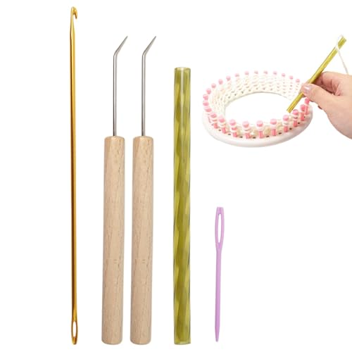 Praktische Strickwerkzeuge aus Wolle für Schal und Strickmütze, für Anfänger, unmittelbare Strickhaken, Strickmaschinen, Nadelhakenset für Strickstift | von Générique