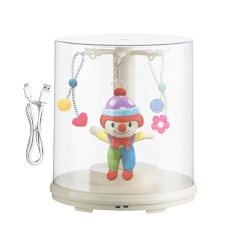 Puppenständer aus Plüsch, transparente staubdichte Vitrine – drehbarer Präsentationsorganisator für Figuren, Actionfiguren, Schlüsselanhänger, Plüschtiere und von Générique