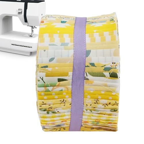 Quilting Jelly Rolls aus Stoff – weicher Baumwollstoff für Decken | Zubehör für Kissenbezüge, Tischdecken, Kleider, gesteppte Taschen Quilting Jelly Rolls aus Stoff – weicher Baumwollstoff für Decken | Zubehör für Kissenbezüge, Tischdecken, Kleider, gesteppte Taschen von Générique