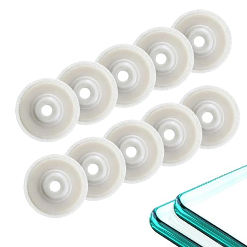 Radpolierset, Polierscheibe Pad Set aus Wollfilz Polierscheibe Set - 10 Stück Polierscheiben aus Wolle | Leichte Schleifer Polierpads für Granit Wachs Radpolierset, Polierscheibe Pad Set aus Wollfilz Polierscheibe Set - 10 Stück Polierscheiben aus Wolle | Leichte Schleifer Polierpads für Granit Wachs von Générique