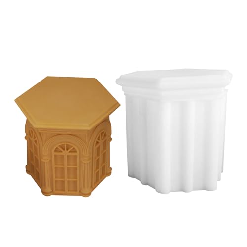 Resin Gießform Silikonformen Resin Formen - Schmuckaufbewahrungsbox Herstellungsset für Schmuckständer | Beton-Kerzenbehälterform, Tischmitte, Lieferungen von Générique