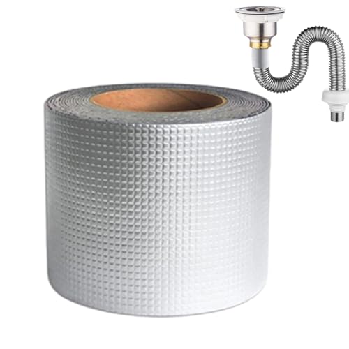 Robustes Aluminiumband - Wasserdichtes Dichtungsband aus Aluminiumfolie, Mehrzweck-Klebeband | Starke Metallbinderrolle zur Abdichtung von Leckagen im Dach, von Générique