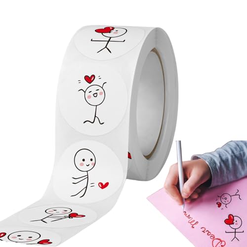 Roll of Stickers, Cartoon Game Reward Aufkleber, 500 Stück | Schulbedarf, Rollaufkleber, Training für Kinder, Schule, Klassenzimmer, Home von Générique
