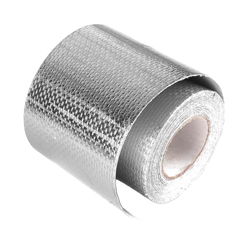 Rolle Aluminiumfolie, hitzebeständiges Aluminiumfolienband, Klebeband für Auspuffrohre im Auto, hitzebeständig – wasserdichtes Klebeband für unsachgemäßen Gebrauch Rolle Aluminiumfolie, hitzebeständiges Aluminiumfolienband, Klebeband für Auspuffrohre im Auto, hitzebeständig – wasserdichtes Klebeband für unsachgemäßen Gebrauch von Générique