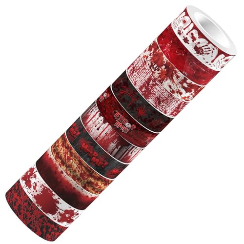 Rolle Halloween-Klebeband | transparent, gruselig, Rolle mit Halloween-Aufklebern, 5 m, für Scrapbooking, Handwerk, Papier, Computer, Wände, Tische und Erwachsene Rolle Halloween-Klebeband | transparent, gruselig, Rolle mit Halloween-Aufklebern, 5 m, für Scrapbooking, Handwerk, Papier, Computer, Wände, Tische und Erwachsene von Générique