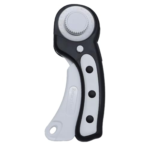 Rollschneider | Rollschneider 45 mm mit ergonomischem Griff | mit Sicherheitsschloss, Hausbedarf für Stoff Filz Papier Rollschneider | Rollschneider 45 mm mit ergonomischem Griff | mit Sicherheitsschloss, Hausbedarf für Stoff Filz Papier von Générique