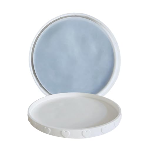 Runde Platte Silikonform Runde Tablettformen für Harz Serviertablett Zementform Epoxidharz Tablett Form Handwerk Dekoration Form für Lagera Runde Platte Silikonform Runde Tablettformen für Harz Serviertablett Zementform Epoxidharz Tablett Form Handwerk Dekoration Form für Lagera von Générique