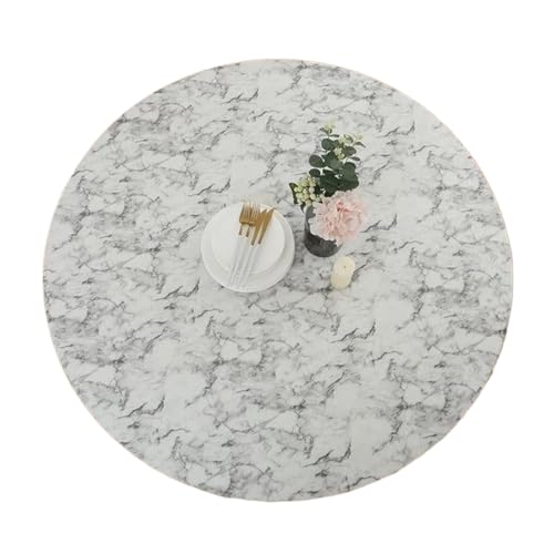 Runde Tischdecke mit elastischem Rand, wasserdicht, schmutzabweisend, waschbar, für Küche, Esszimmer, Innenbereich, Außenbereich, Picknick Runde Tischdecke mit elastischem Rand, wasserdicht, schmutzabweisend, waschbar, für Küche, Esszimmer, Innenbereich, Außenbereich, Picknick von Générique