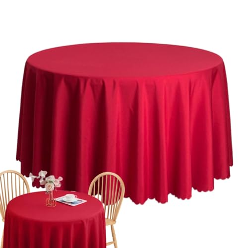 Runde Tischdecken, Tischdecken für runde Tische – einfarbige Tischdecken 63 Zoll | Küche Catering Zubehör, Buffet-Tischdekoration schmutzabweisend für Empfang Runde Tischdecken, Tischdecken für runde Tische – einfarbige Tischdecken 63 Zoll | Küche Catering Zubehör, Buffet-Tischdekoration schmutzabweisend für Empfang von Générique