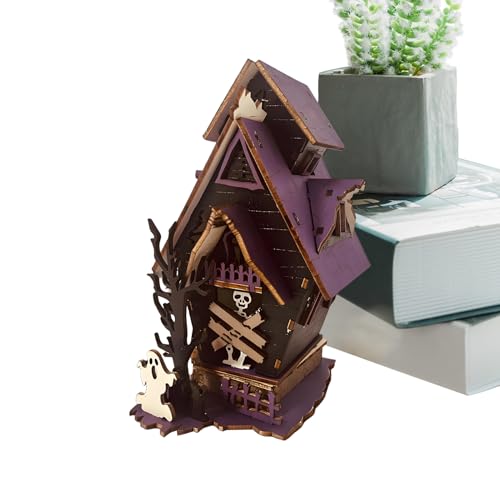 Rustikales Spukhaus – beleuchtetes Halloween-Meisterstück, gruseliges Modell-Set | Gruselige 3D-Struktur für die Konfiguration des Esszimmers, gruseliger Kaminakzent, Ambia- Rustikales Spukhaus – beleuchtetes Halloween-Meisterstück, gruseliges Modell-Set | Gruselige 3D-Struktur für die Konfiguration des Esszimmers, gruseliger Kaminakzent, Ambia- von Générique