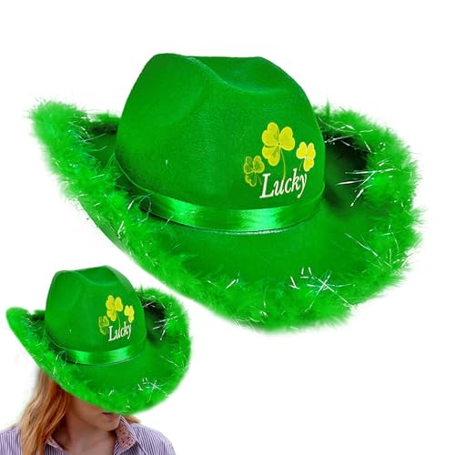 San Patrizio Tagesmützen für Damen, San Patrizio Day Hut für Männer | Hüte für den irischen Urlaub, die Nachrichten haben Cowgirl von La San Patrick Cowgirl Caps Shamrock gehört San Patrizio Tagesmützen für Damen, San Patrizio Day Hut für Männer | Hüte für den irischen Urlaub, die Nachrichten haben Cowgirl von La San Patrick Cowgirl Caps Shamrock gehört von Générique