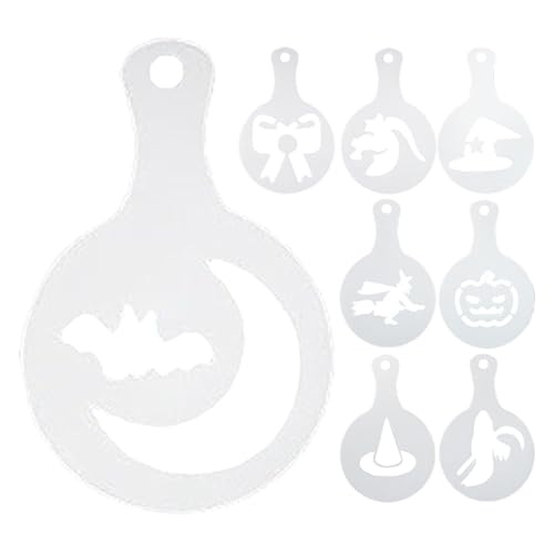 Schablonen für Kaffeedekoration – Schichtvorlagen aus Schaumstoff, Druckschneider aus Schaumstoff, Kunstsprühdesigns, Skizzentafel, Cappuccino, Mmilch Schablonen für Kaffeedekoration – Schichtvorlagen aus Schaumstoff, Druckschneider aus Schaumstoff, Kunstsprühdesigns, Skizzentafel, Cappuccino, Mmilch von Générique