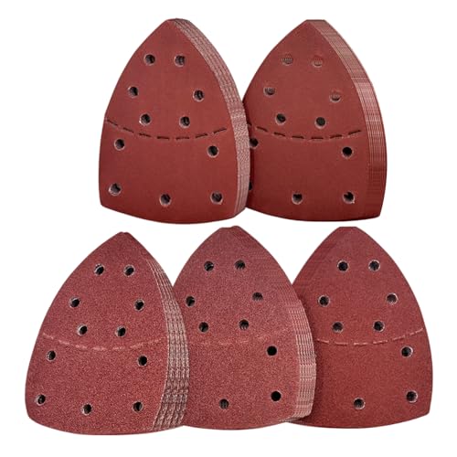 Schleifpapier – Set mit verschiedenen Schleifpads – dreieckige Schleifpads mit 11 Löchern zum Polieren von Metall, Präzision, Renovierung, Holz, Gips, kreative Projekte, Auto-Reparatur Schleifpapier – Set mit verschiedenen Schleifpads – dreieckige Schleifpads mit 11 Löchern zum Polieren von Metall, Präzision, Renovierung, Holz, Gips, kreative Projekte, Auto-Reparatur von Générique