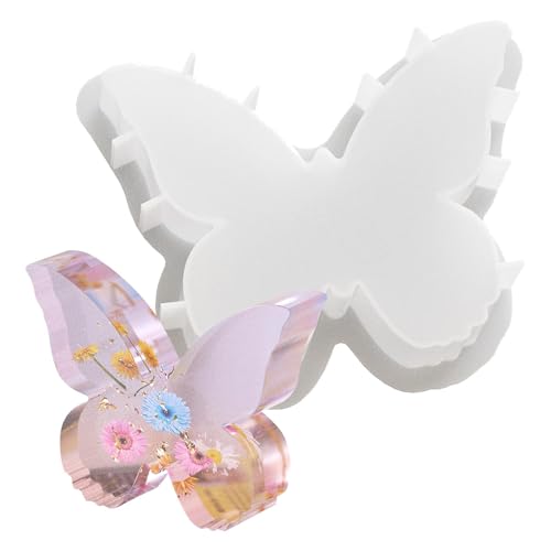 Schmetterlingsformen aus Silikon, Schmetterlingsform aus Silikon, große Schmetterlingsformen, Schmetterlings-Kuchenform | Schmetterlings-Eiswürfelform für Buchstützen, Schokolade, Kuchen von Générique
