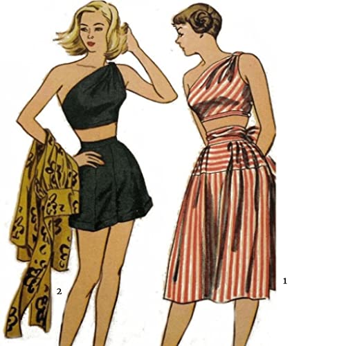 Schnittmuster der 1950er-Jahre: Strandkleidung für Damen von Générique