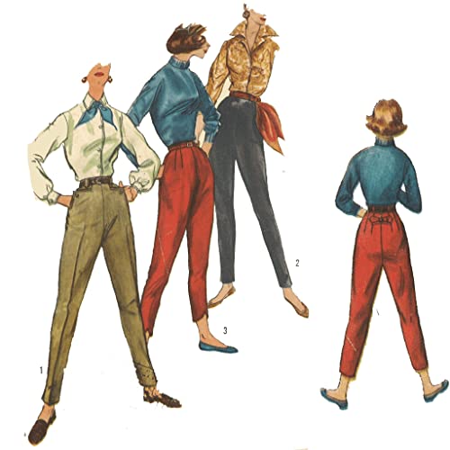 Schnittmuster der 50er-Jahre: Damen-Hose, Hose, Hose, Taille: 71 cm von Générique