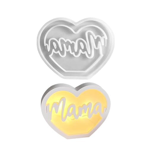 Schokoladenform für Mama – kreative Aktivität, Epoxidharz, für Muttertag, Herz, Lebensmittel, dekorativ, Geschenk für Damen, Freundin, Haus, Geburtstag, Partys von Générique