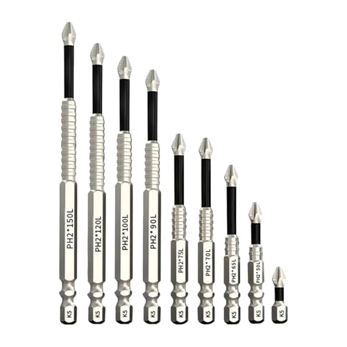 Schraubendreher-Bit – hohe magnetische Spitzen | adsorbierbarer Leiter, nicht rutschend, Biits Sett | Präzisions-Treiberverlängerung für die Reparatur professioneller Geräte Schraubendreher-Bit – hohe magnetische Spitzen | adsorbierbarer Leiter, nicht rutschend, Biits Sett | Präzisions-Treiberverlängerung für die Reparatur professioneller Geräte von Générique