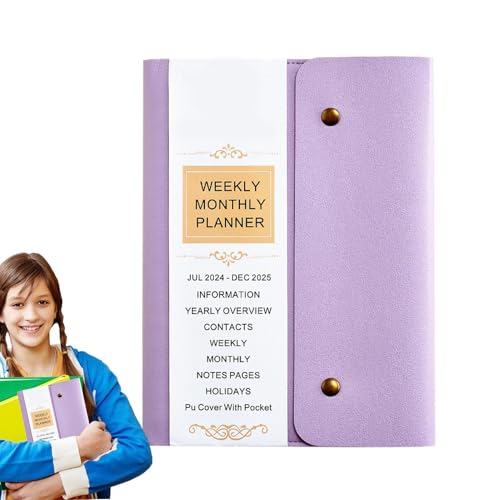 Schreibtagebuch, Besprechungsbuch für die Arbeit | Dickes Notizbuch für Laptop | Tragbares Schultagebuch für Personal Journal für Schule und Beruf von Générique