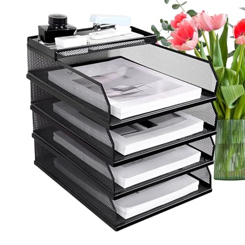 Schreibtisch-Organizer, Briefablage | Papierfach aus Metall, mehrstöckig, stapelbar, mit Reißverschluss, für Dokumente, Haus, Büro, Schule, Tisch, Bibliothek, Schublade Schreibtisch-Organizer, Briefablage | Papierfach aus Metall, mehrstöckig, stapelbar, mit Reißverschluss, für Dokumente, Haus, Büro, Schule, Tisch, Bibliothek, Schublade von Générique