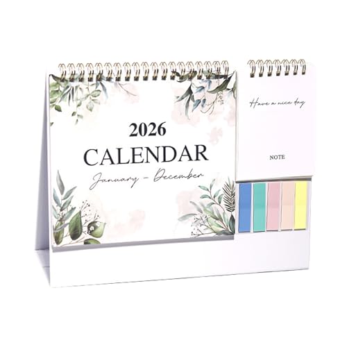 Schreibtischkalender – Monatskalender 2026 Planer – große Blöcke, liniert, Aufgabenliste, Tagebuch, Notizblock, Bürobedarf für Schule, Zuhause, Wohnung Organisation von Générique