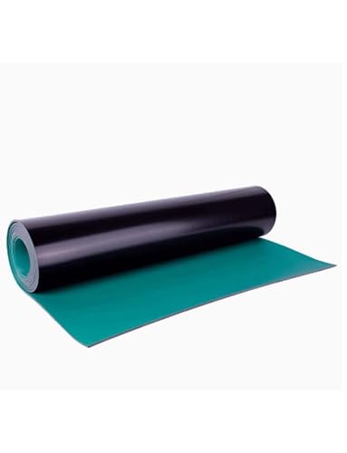 Schreibtischmatte aus Gummi, antistatisch, hochtemperatur- und bodenbeständig, für Telefon, PC und Reparatur von elektrostatischen Geräten (ESD) – Grün (100 x 240 x 0 cm) von Générique