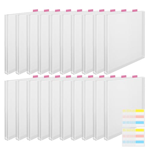 Scrapbook-Papier-Organizer – 12 x 12 Papieraufbewahrungshalter mit selbstklebenden Index-Tabs | Praktischer Aufbewahrungs-Organizer für Scrapbooking-Projekte zu Hause von Générique