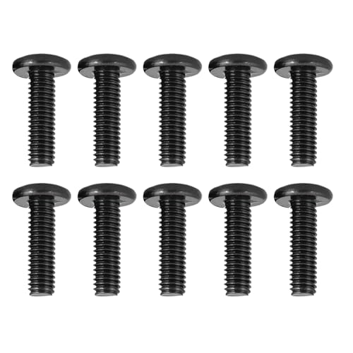 Sechskantschrauben mit Kappe, Sechskantschrauben, Edelstahl, 10-teiliges Set mit 10 Befestigungszubehör für Möbelknöpfe Sechskantschrauben mit Kappe, Sechskantschrauben, Edelstahl, 10-teiliges Set mit 10 Befestigungszubehör für Möbelknöpfe von Générique