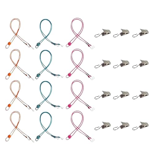 Seitenclips für Stickerei – Halterungen für Stickrahmen | robuste Leinwandclips | verstellbare Stickwerkzeuge | Spannungsstickereizange mit hoher Elastizität Seitenclips für Stickerei – Halterungen für Stickrahmen | robuste Leinwandclips | verstellbare Stickwerkzeuge | Spannungsstickereizange mit hoher Elastizität von Générique