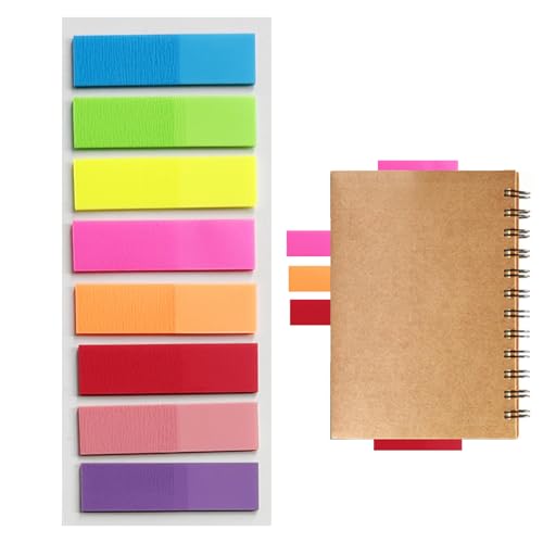 Seitenmarkierungen – Klebe-Seitenmarker, Registerseiten Bookmark-Etiketten | Set mit klebrigen Indexmarkern zum Schreiben, farbige Registerkarten für Büroschulen Seitenmarkierungen – Klebe-Seitenmarker, Registerseiten Bookmark-Etiketten | Set mit klebrigen Indexmarkern zum Schreiben, farbige Registerkarten für Büroschulen von Générique