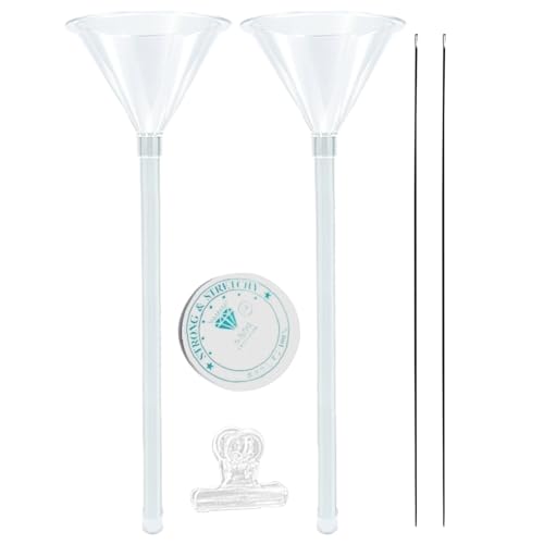 Set zur Herstellung von Armbändern – Trichter aus Tonperlen, niedliches Bastelset | Zubehör für Schmuckdesign, einfach zu verwendende Perlen-Gewinde-Nadeln, Zubehör für Passe-te Set zur Herstellung von Armbändern – Trichter aus Tonperlen, niedliches Bastelset | Zubehör für Schmuckdesign, einfach zu verwendende Perlen-Gewinde-Nadeln, Zubehör für Passe-te von Générique